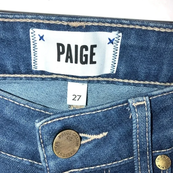 New Paige Skinny Ankle Jean - Picture 5 of 8